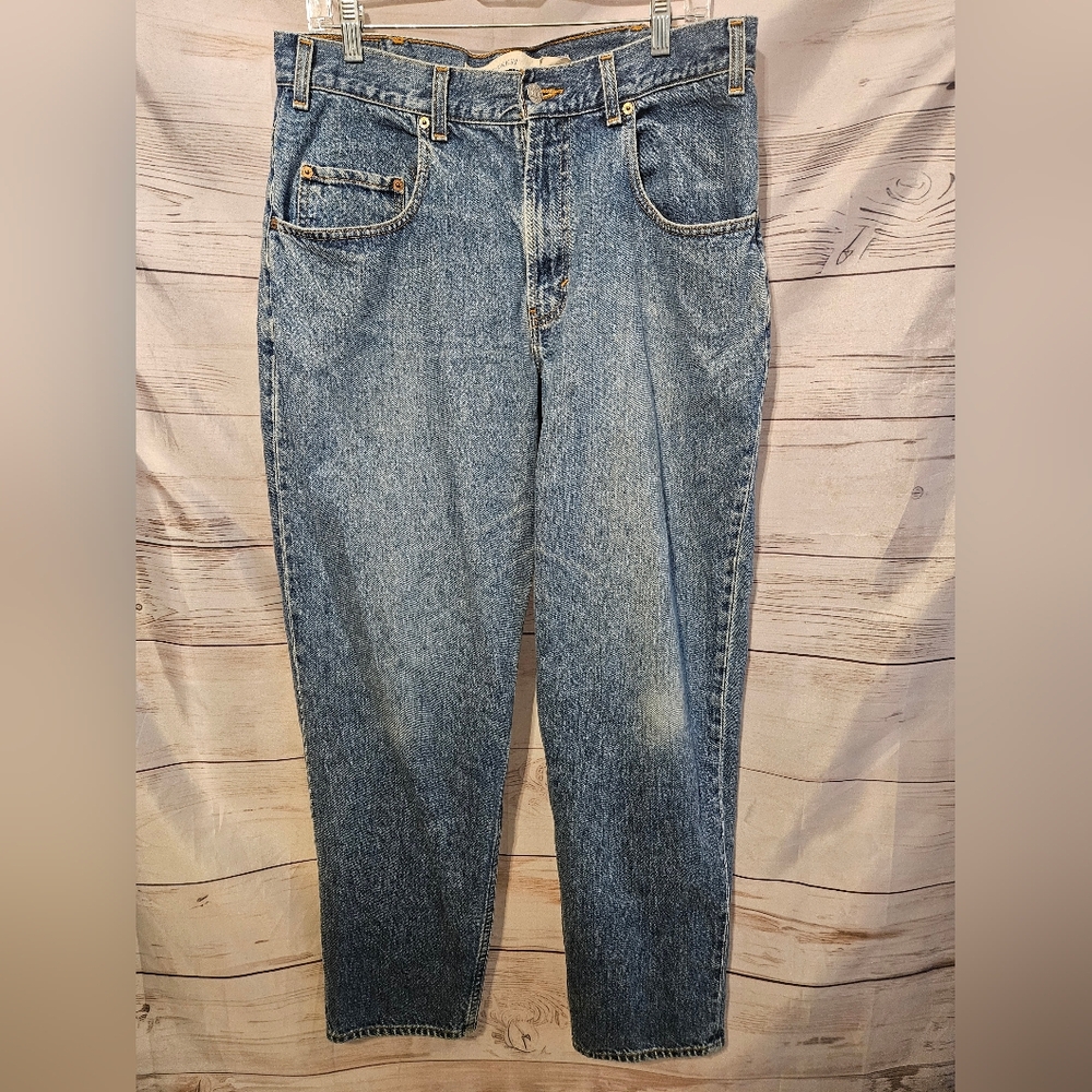 Vintage GAP Blue Jeans Baggy Fit 90s Y2K Made in Mexico 34x32